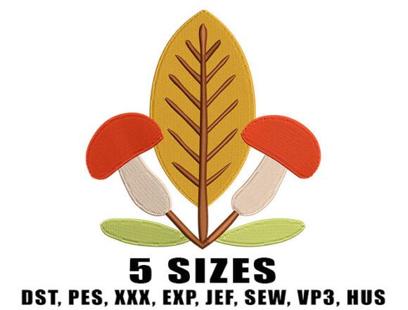 Beautiful Leaves Embroidery Designs Review