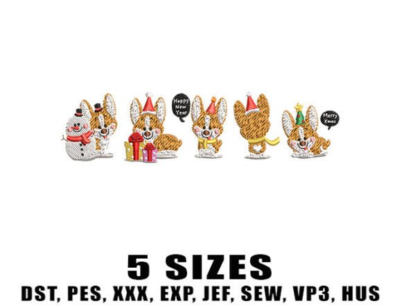 Christmas Corgi Embroidery Designs Review