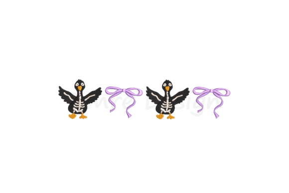 Coquette Skeleton Gooses Embroidery: A Designer's Review