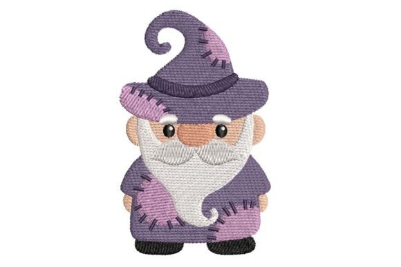 Cute Halloween Patchwork Gnome Embroidery Design Review