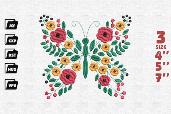 Floral Butterfly Embroidery Review for Boutique Apparel