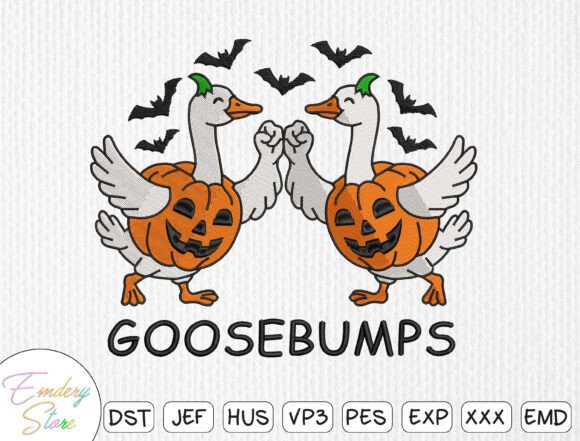 Goosebumps Funny Halloween Embroidery Review