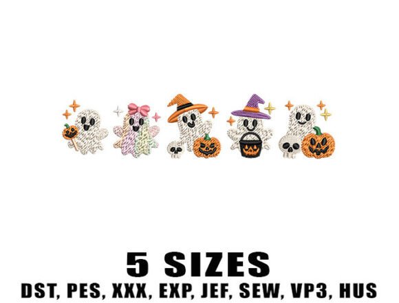 Halloween Ghost Parade Embroidery Design Review