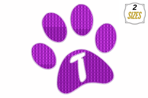 Letter T, Dog Paw Embroidery Review for Craft Fairs