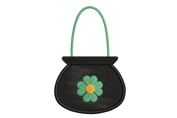 Pot of Gold with Shamrock and Handle Embroidery Design Review