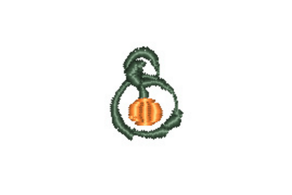 Pumpkin in Vine Circle Mini Embroidery Review