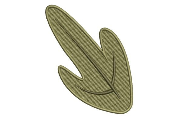 Stylized Abstract Leaf Embroidery Design Review
