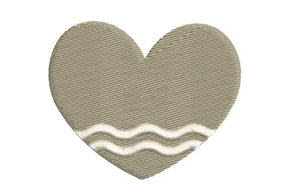 Wavy Pattern Heart Embroidery Design Review