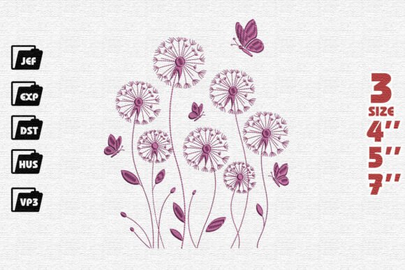 Whimsical Dandelion and Butterfly Embroidery Review
